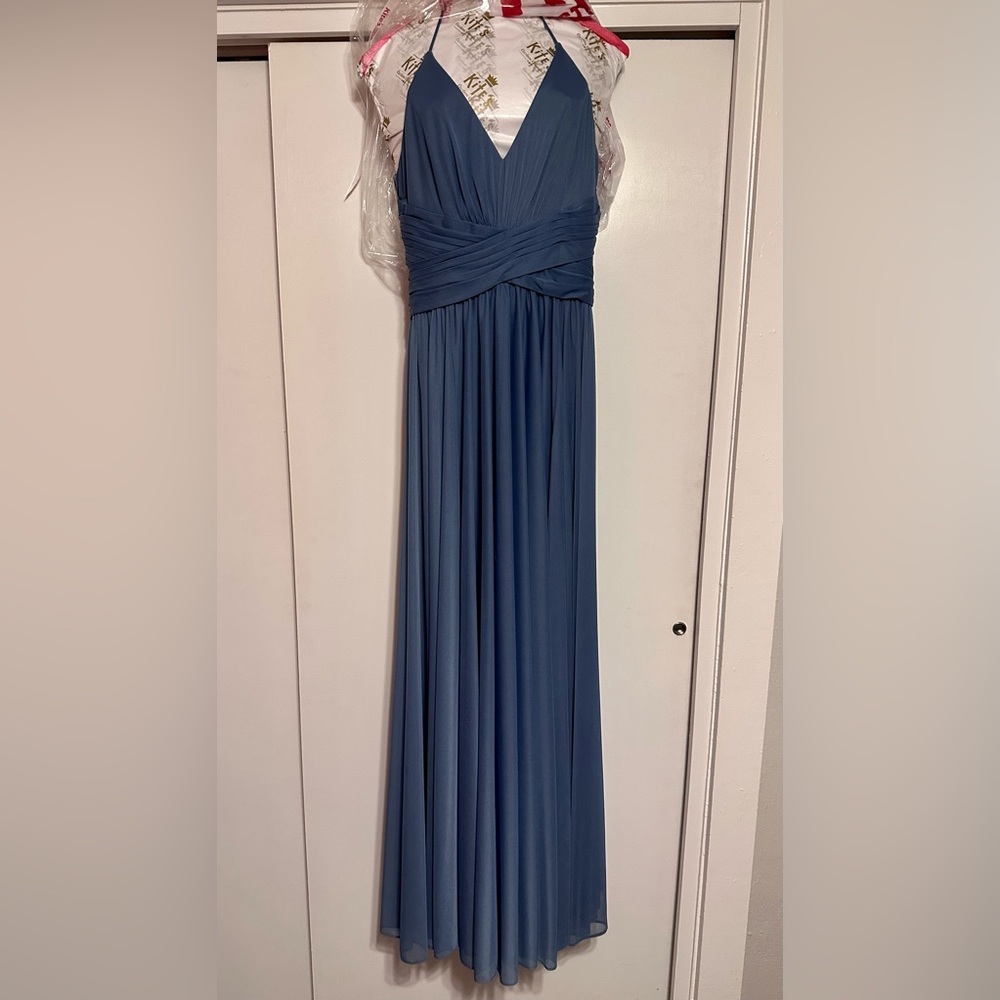 David’s Bridal Celebrate Db Studio Mesh Cross Wai… - image 3